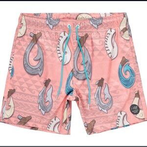 Psycho Tuna Hawaiian Hooks swim trunks, Small. Brand new!